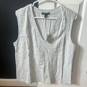 Banana Republic Gray Tank Top V-Neck
